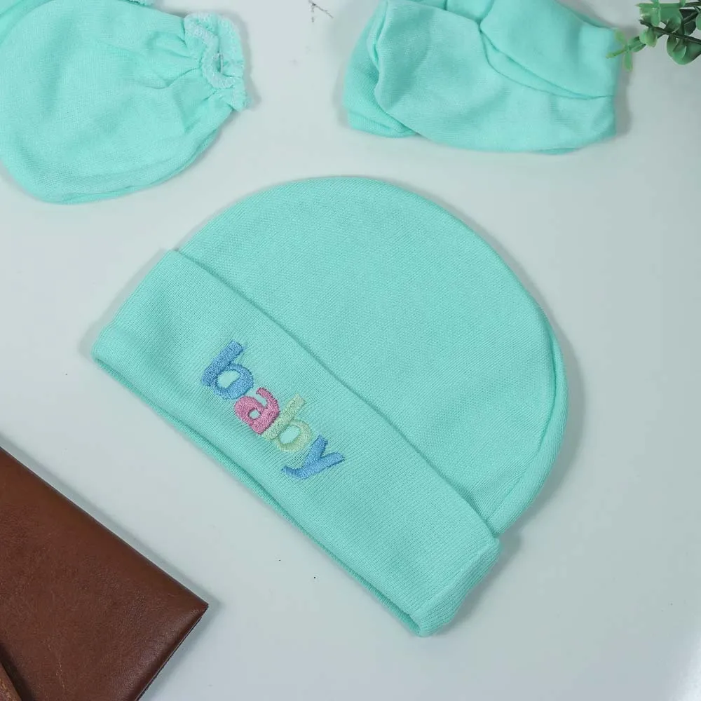 Personaloized Baby Caps, Mittens & Booties for Infants| 3 Caps, 2 Booties & 2 Mittens