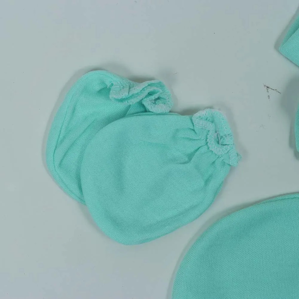 Personaloized Baby Caps, Mittens & Booties for Infants| 3 Caps, 2 Booties & 2 Mittens