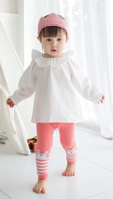 Pink Bunny Baby Leggings