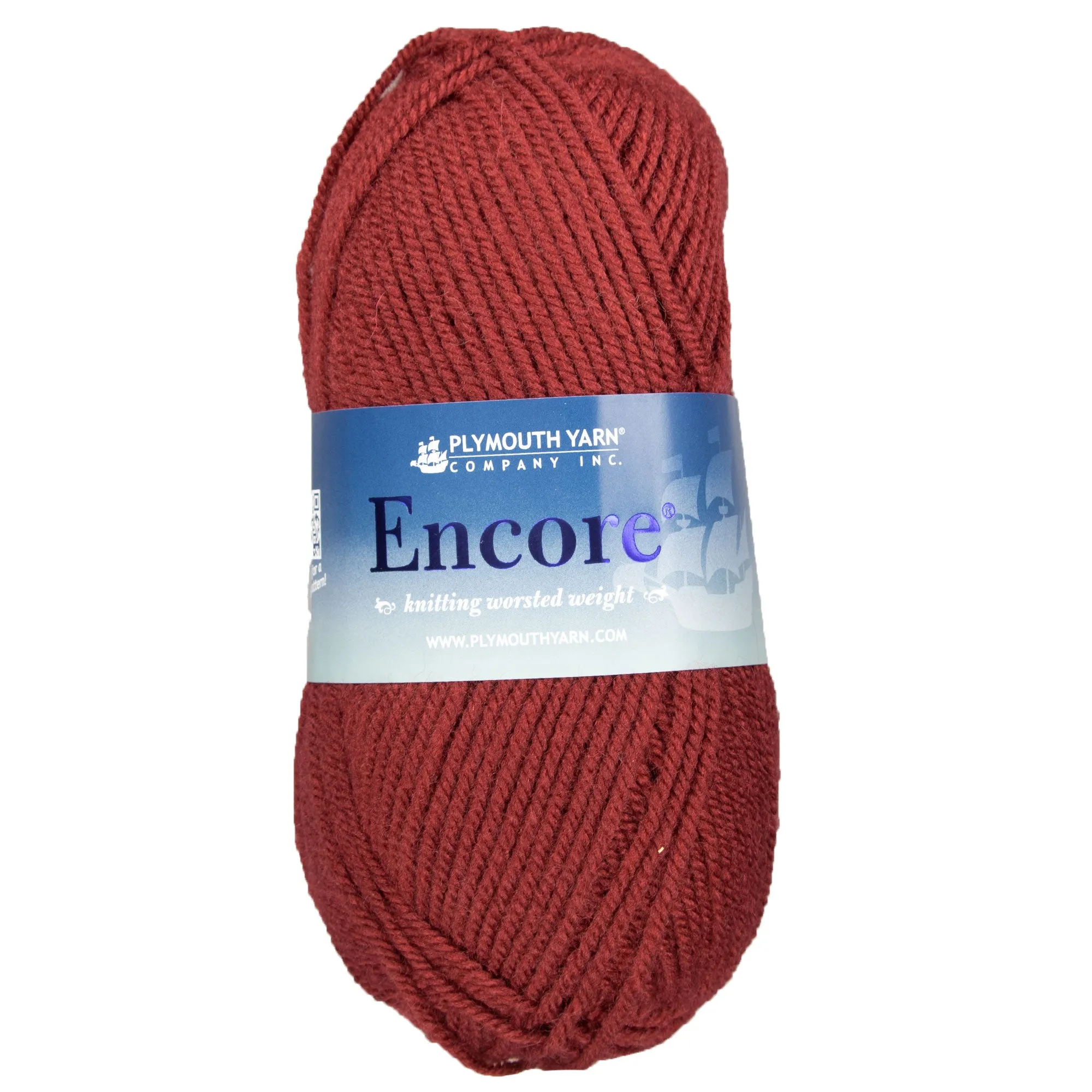 Plymouth Yarn Encore Worsted Yarn - 0212 Cinnabar