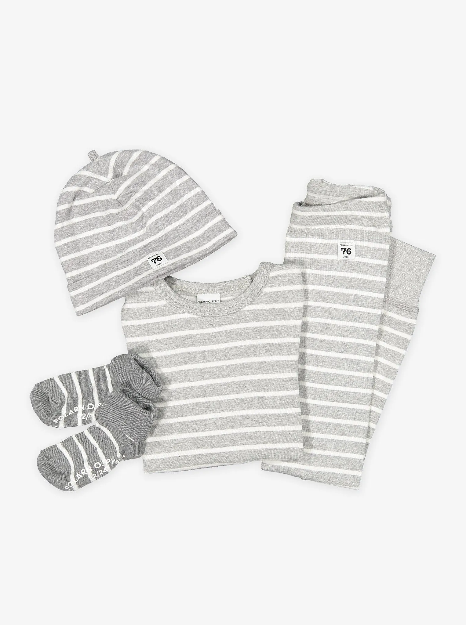 PO.P Striped Baby Leggings