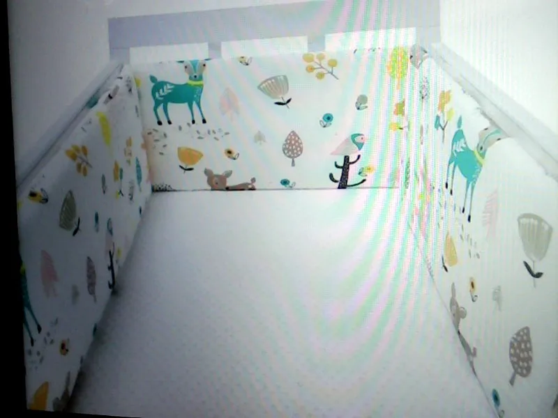 Premium Baby Crib Bumper with Forest Design