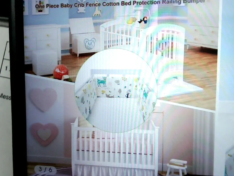 Premium Baby Crib Bumper with Forest Design