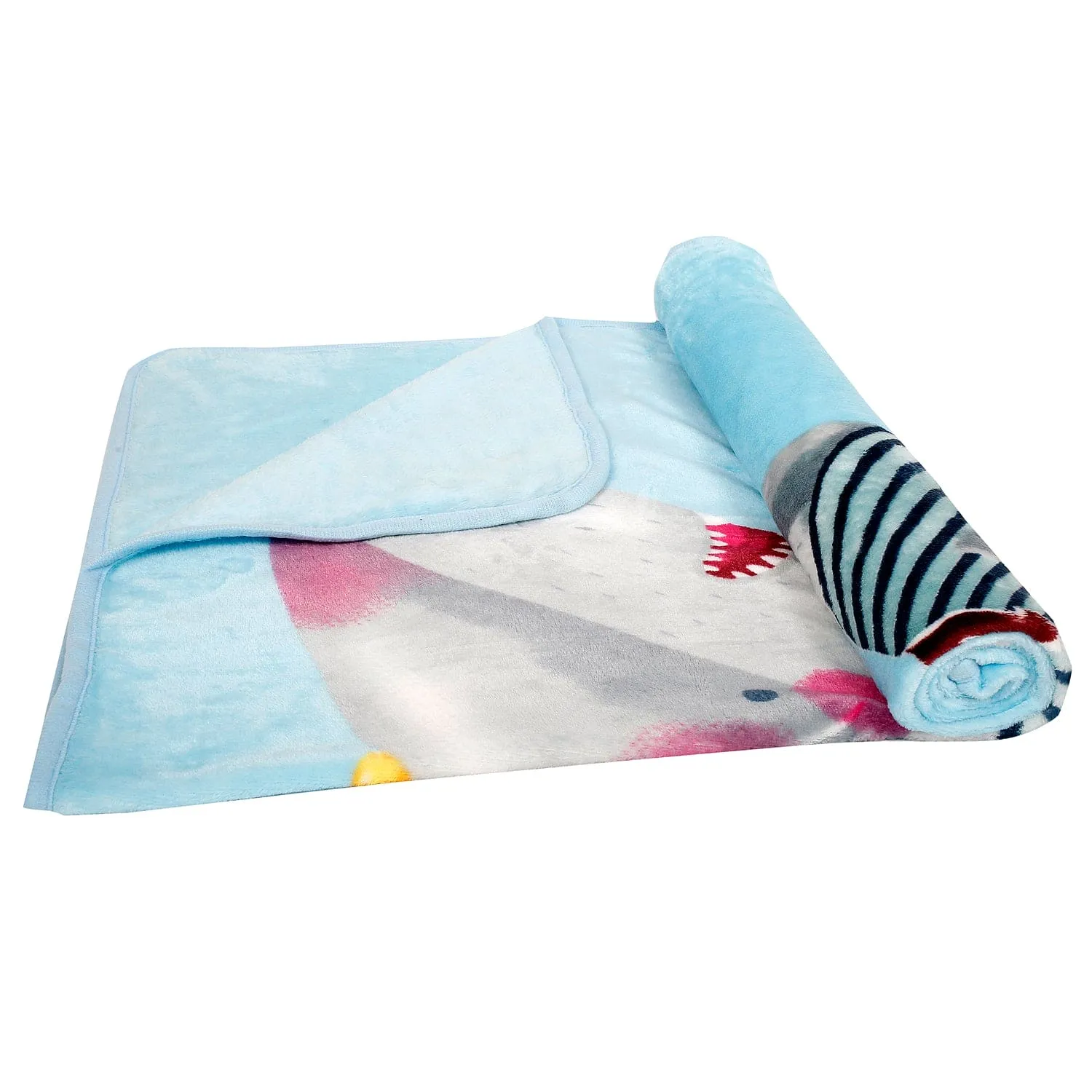 Shark Friend Blue One Ply Blanket