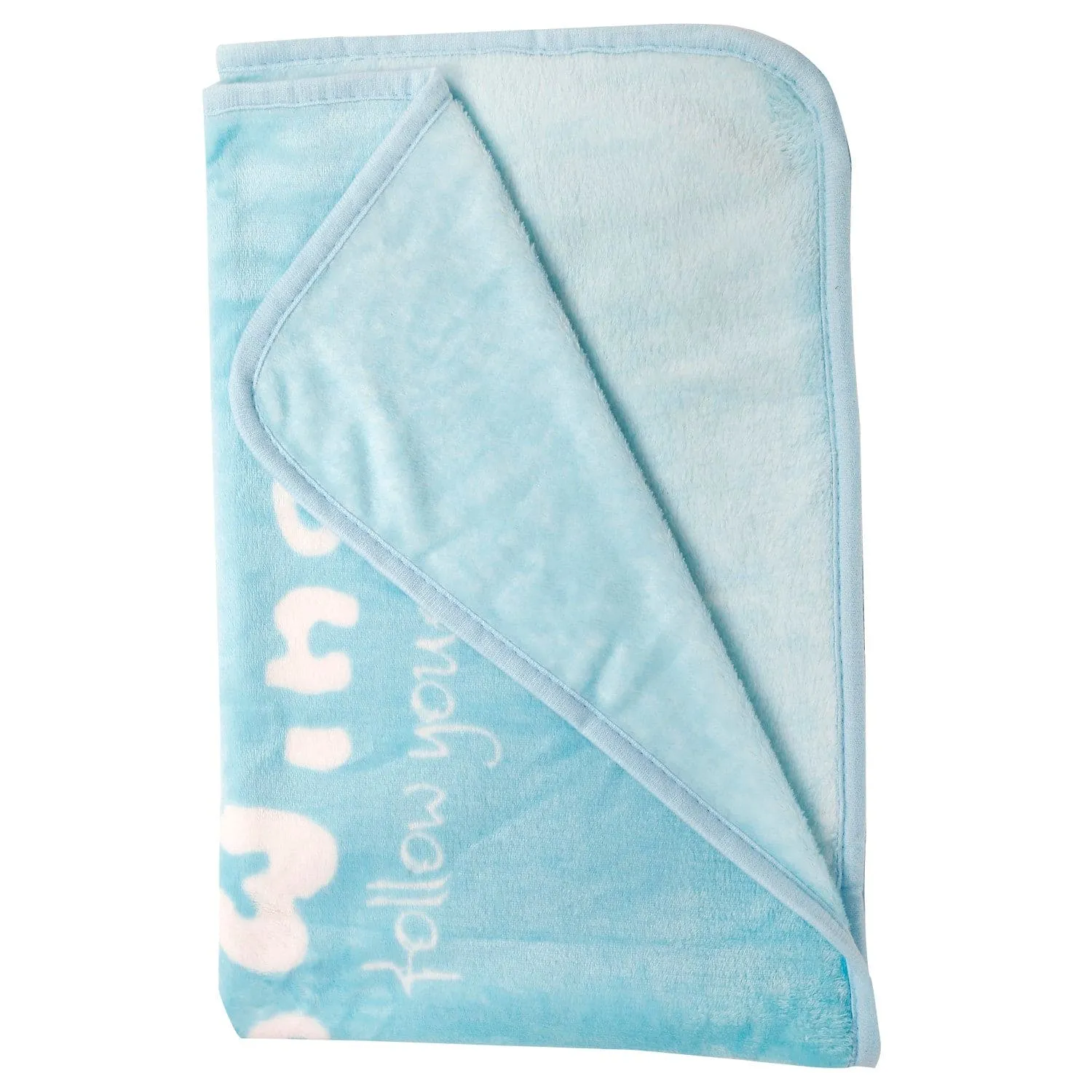 Shark Friend Blue One Ply Blanket