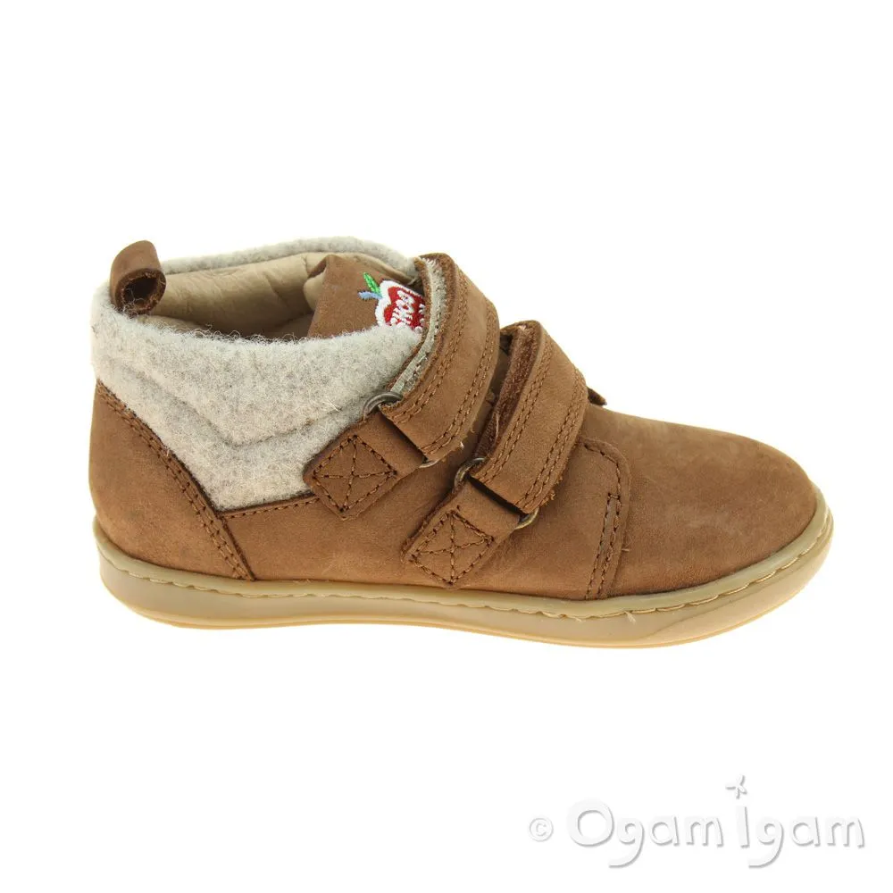 Shoo Pom Bouba Scratch Wool Infant Boys Camel-Ecru Boot