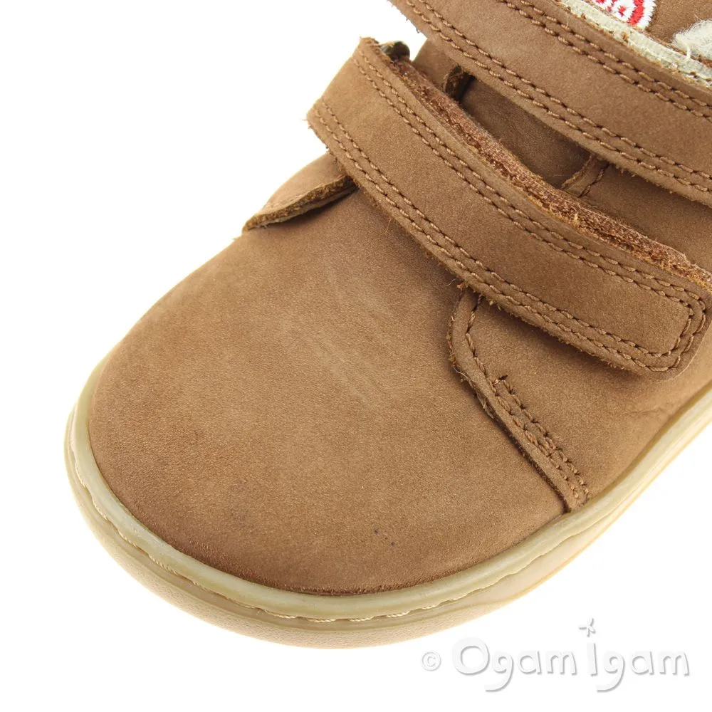 Shoo Pom Bouba Scratch Wool Infant Boys Camel-Ecru Boot