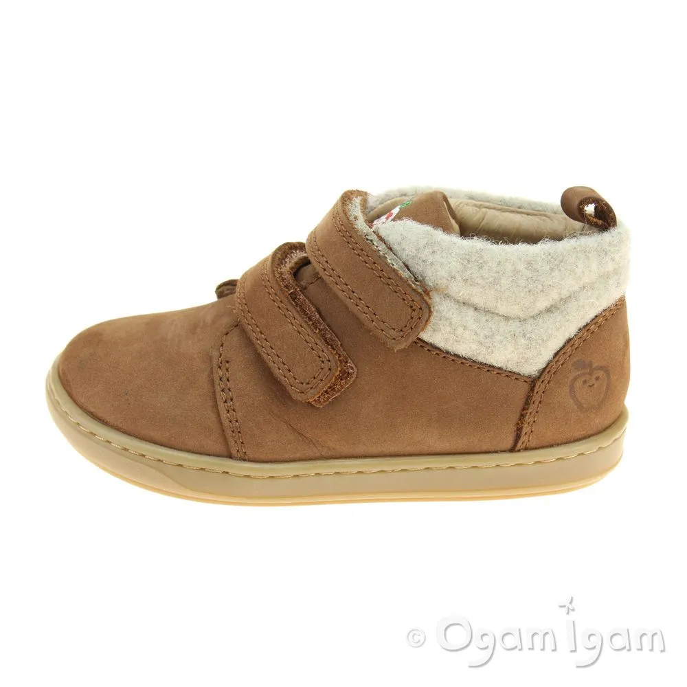 Shoo Pom Bouba Scratch Wool Infant Boys Camel-Ecru Boot