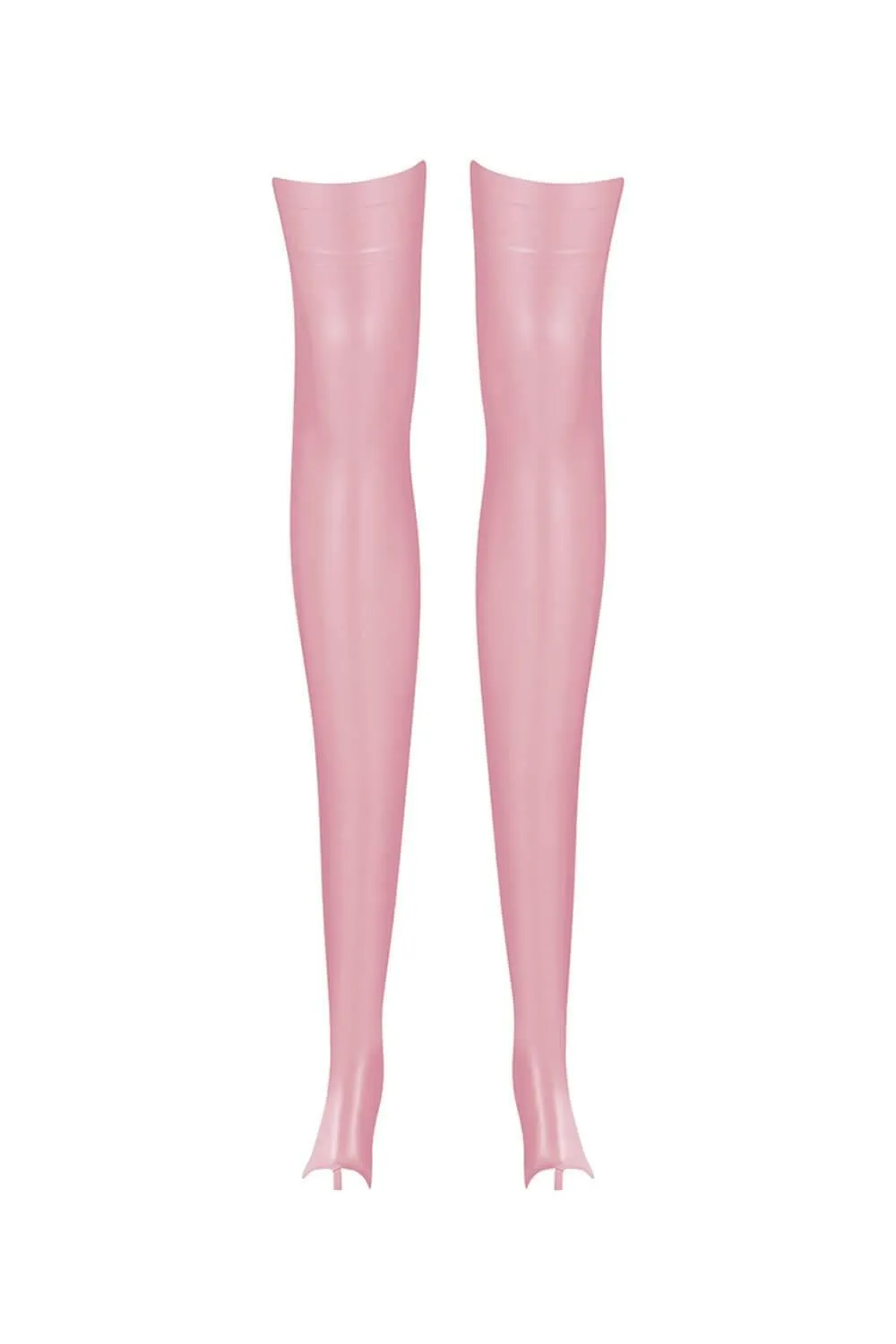 Sigma Pink Latex Stockings