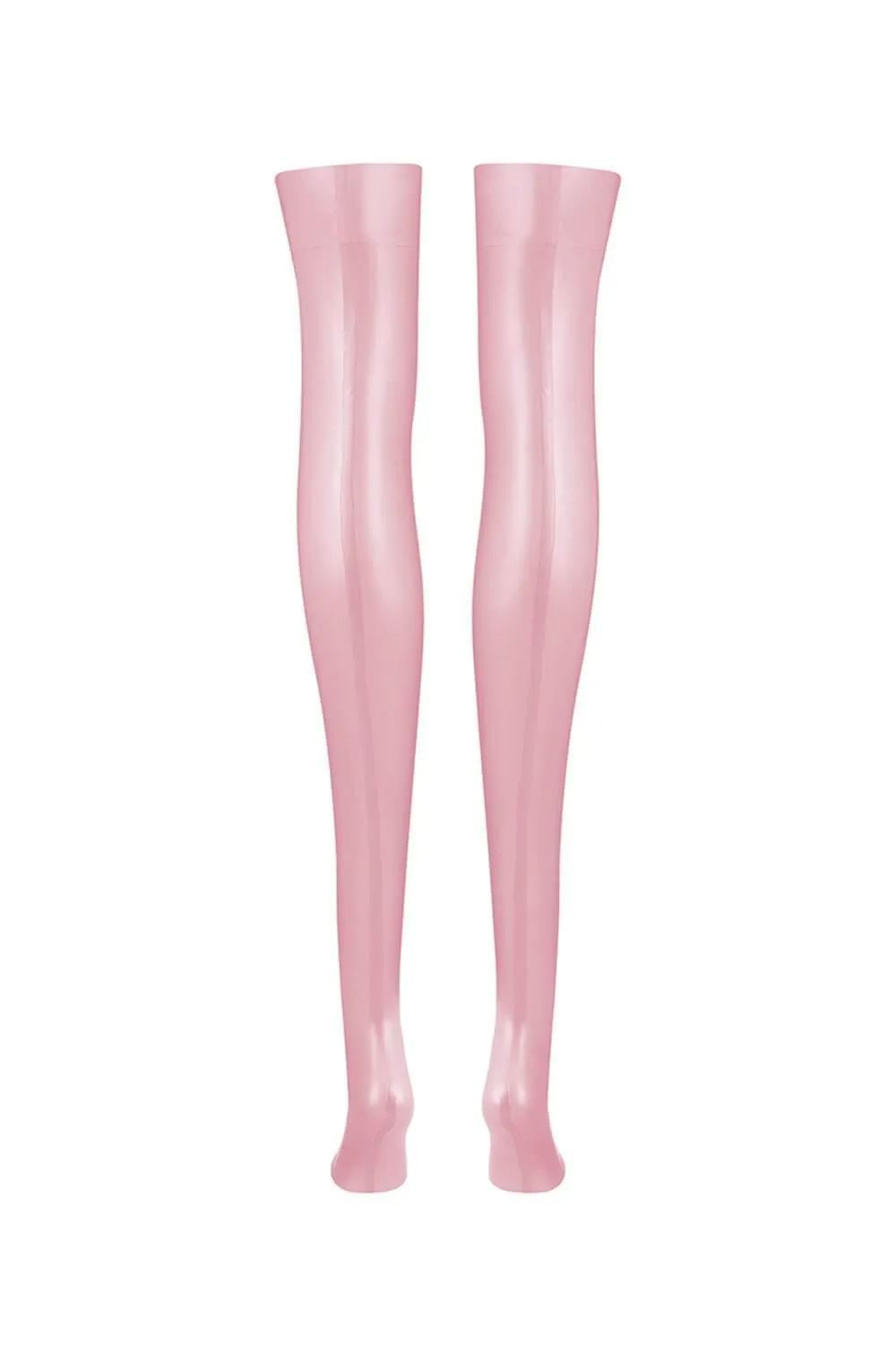 Sigma Pink Latex Stockings