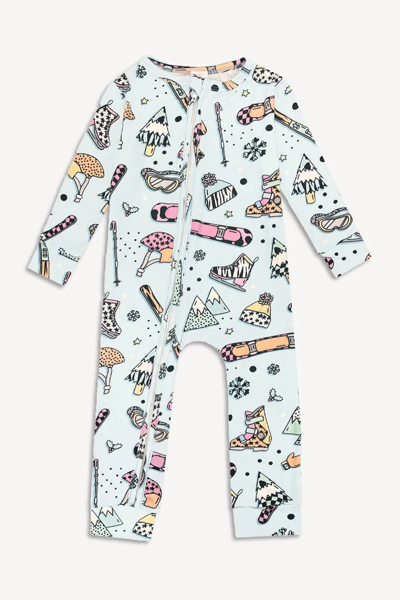 Simply Soft Footless Onesie - Winter Wonderland