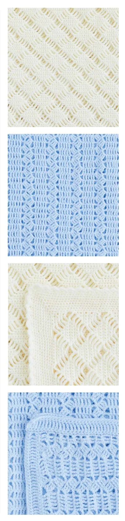 Sirdar Snuggly 3ply Crochet Baby Blanket Pattern 5470