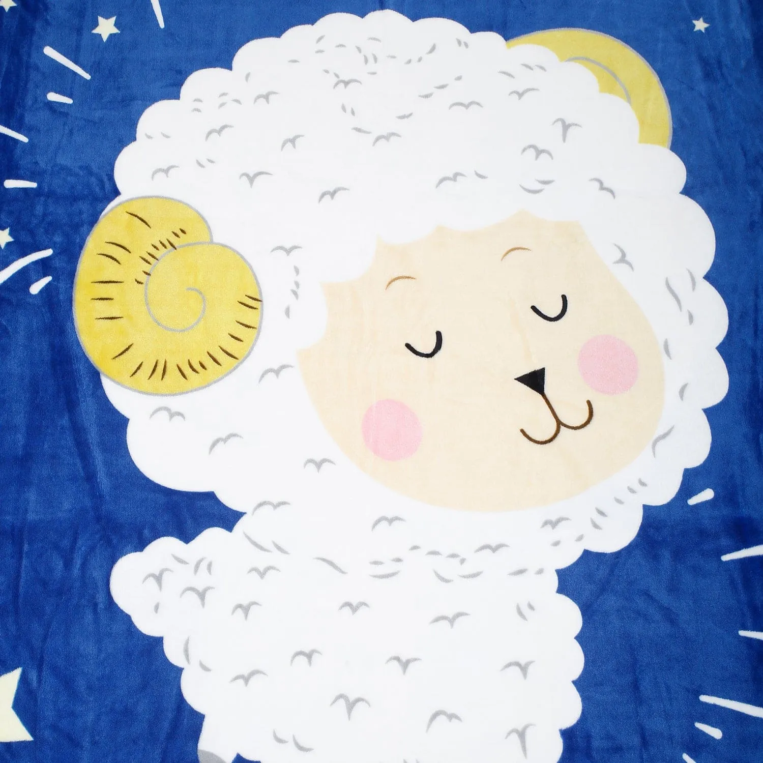 Sleepy Sheep Blue One Ply Blanket