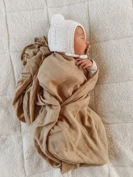 Snuggle Hunny Kids - Organic Muslin Wrap - Sand Dune