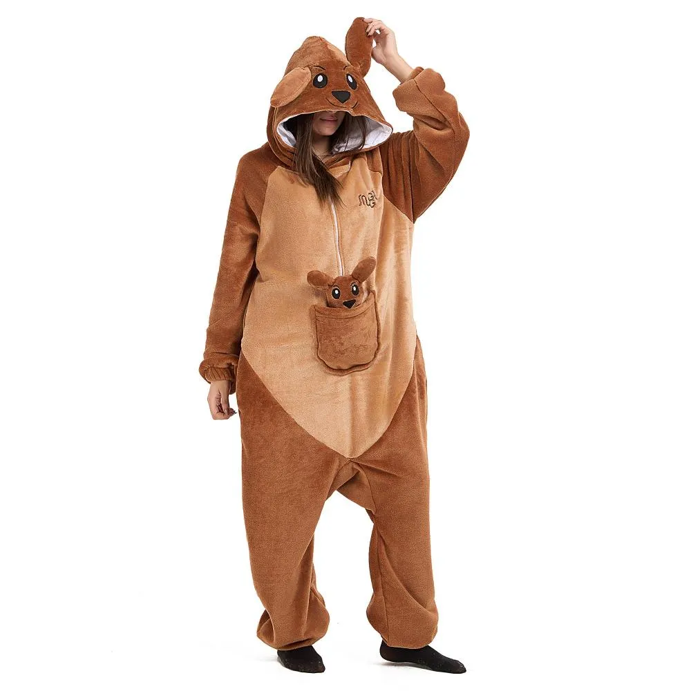 Snuggs Blanket Animal Onesie kangaroo