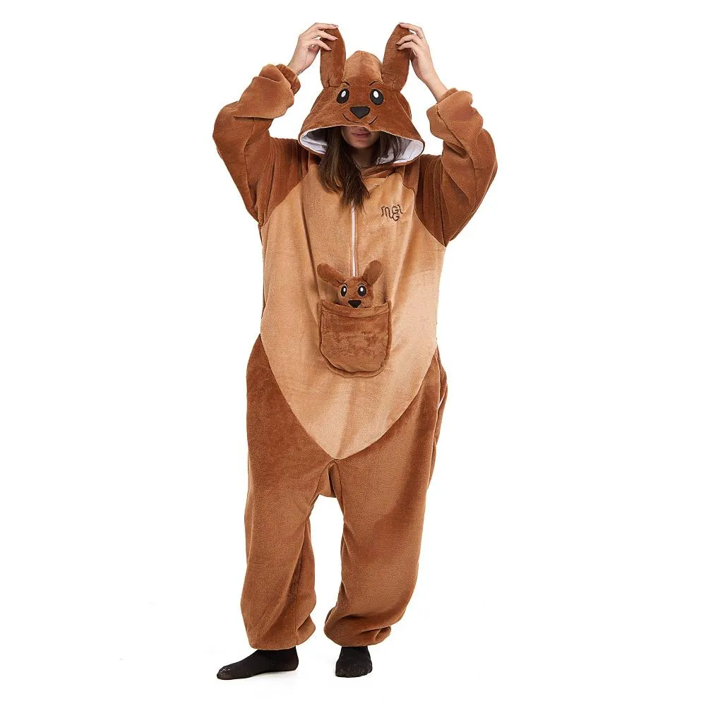 Snuggs Blanket Animal Onesie kangaroo