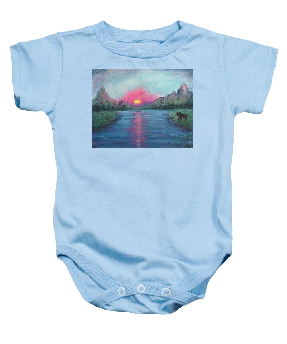 Sunny Bear Side ~ Baby Onesie