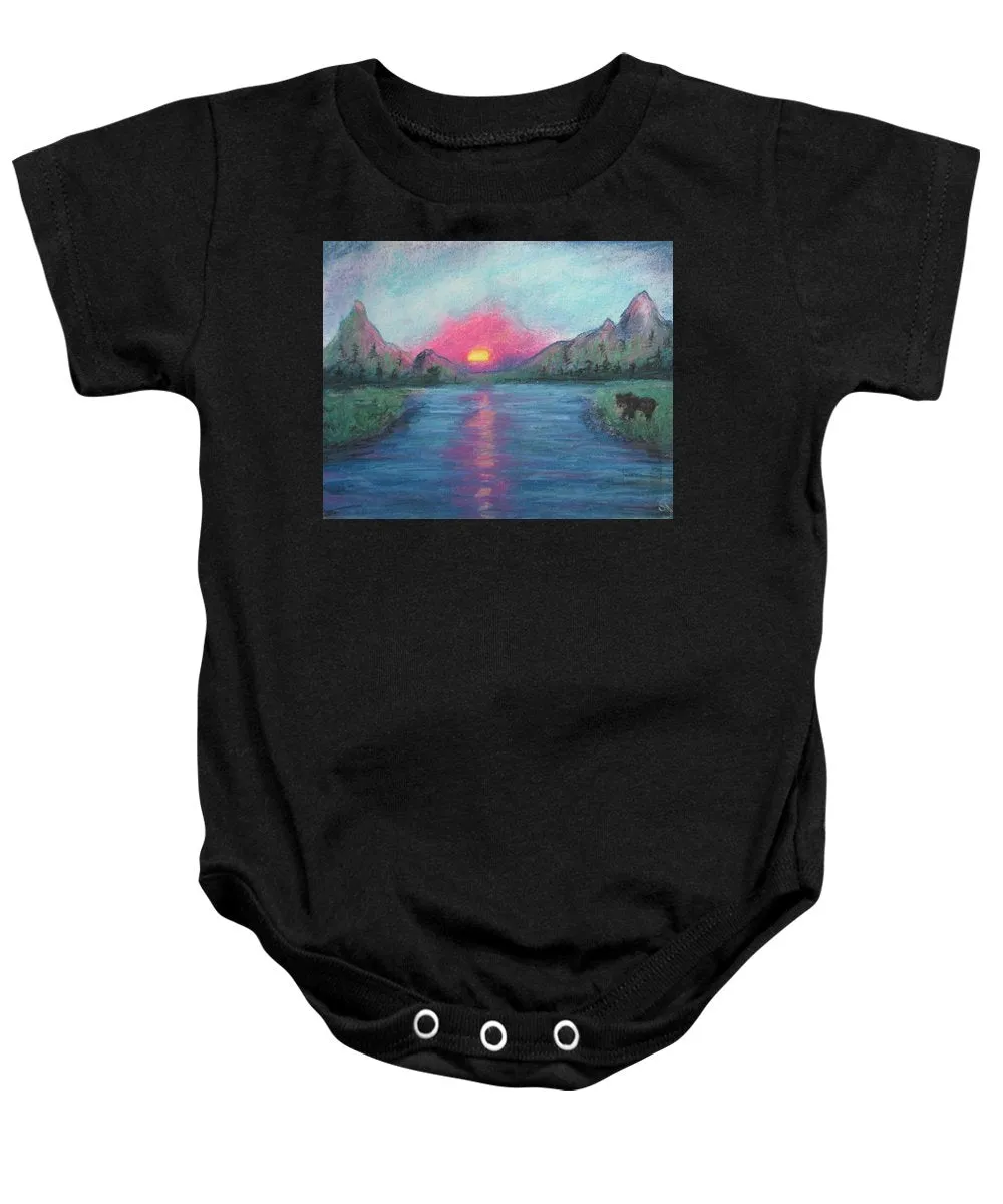 Sunny Bear Side ~ Baby Onesie