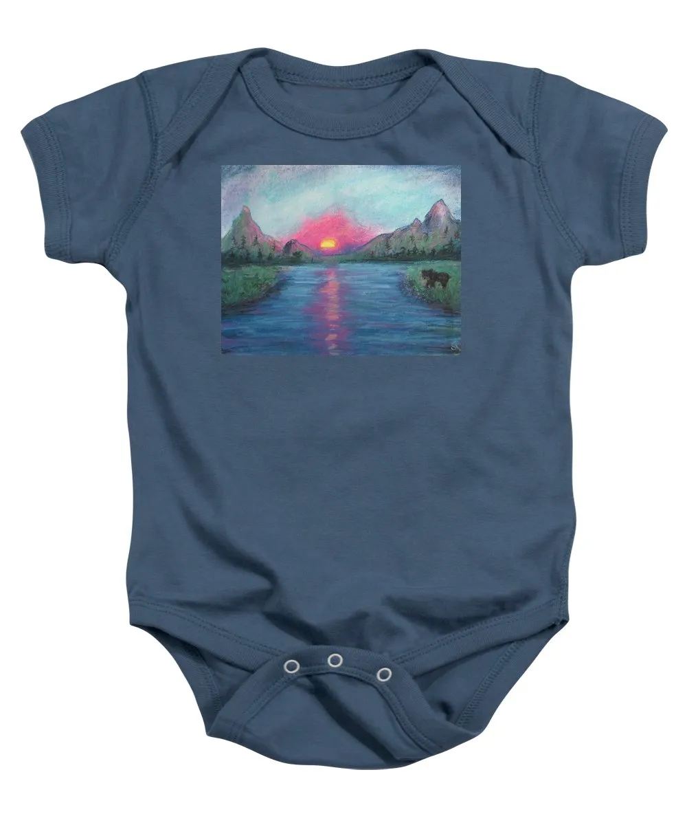 Sunny Bear Side ~ Baby Onesie