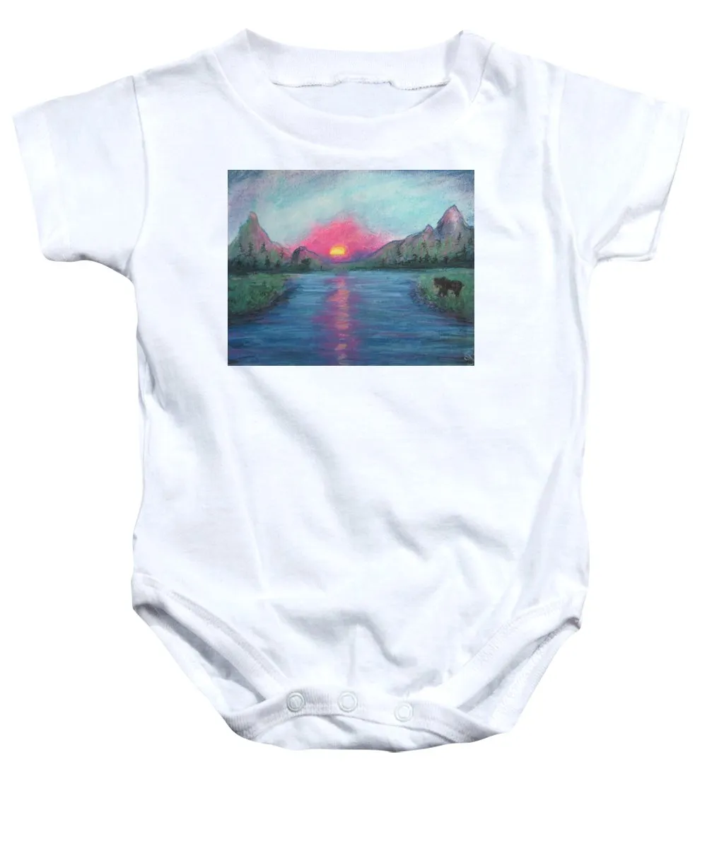 Sunny Bear Side ~ Baby Onesie