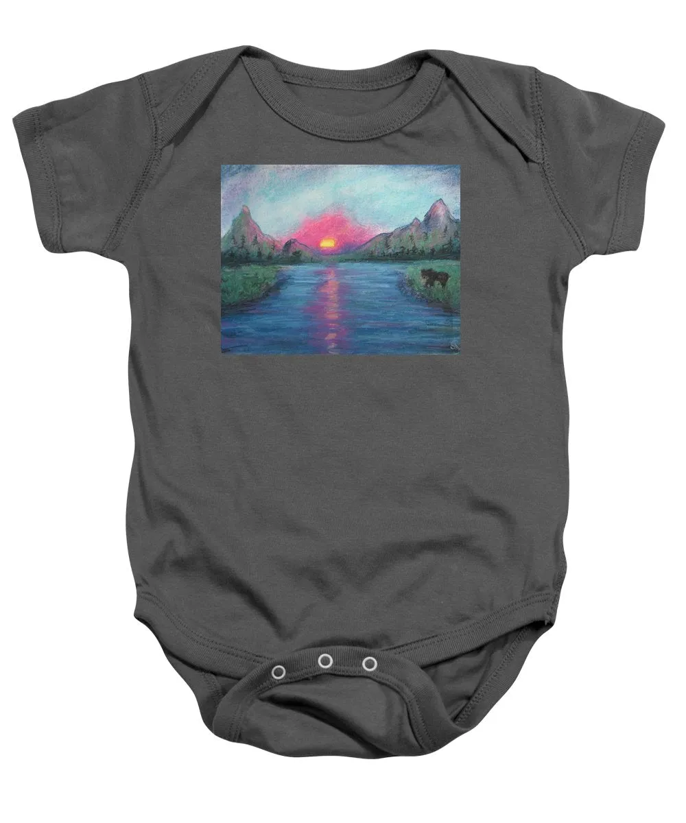 Sunny Bear Side ~ Baby Onesie