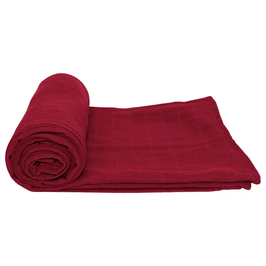 Tommy Lise Muslin Swaddle -  Marsala (120x120cm)