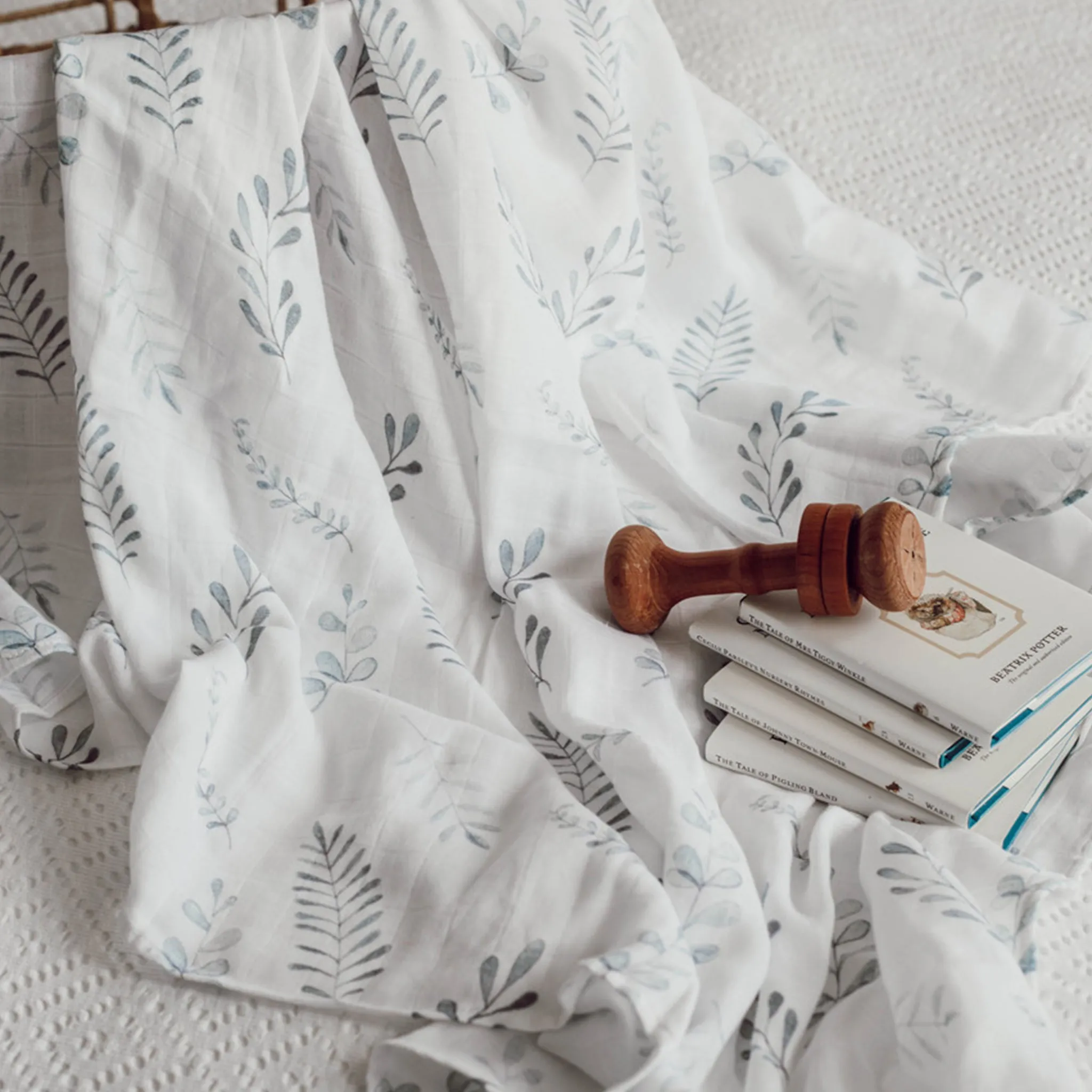 Wild Fern - Organic Muslin Wrap